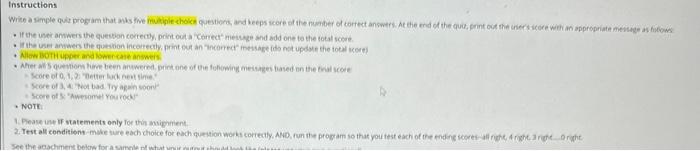 Solved Use Python to make a set of 5 Multiple Choice | Chegg.com