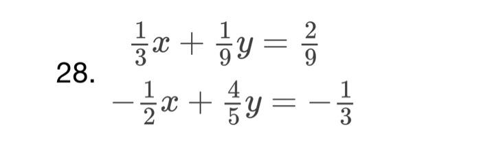 frac 2x 3 x 1 = frac 8x 1 4x 5