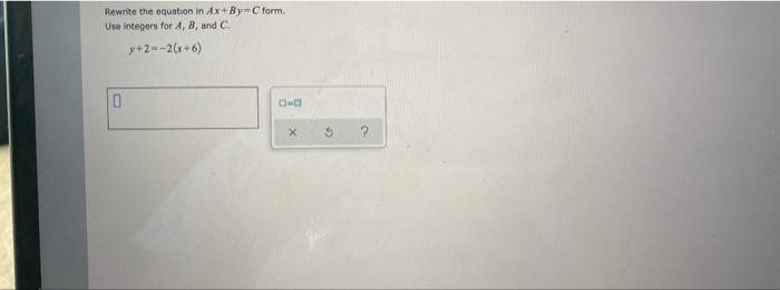solved-rewrite-the-equation-in-ax-by-c-form-use-integers-chegg