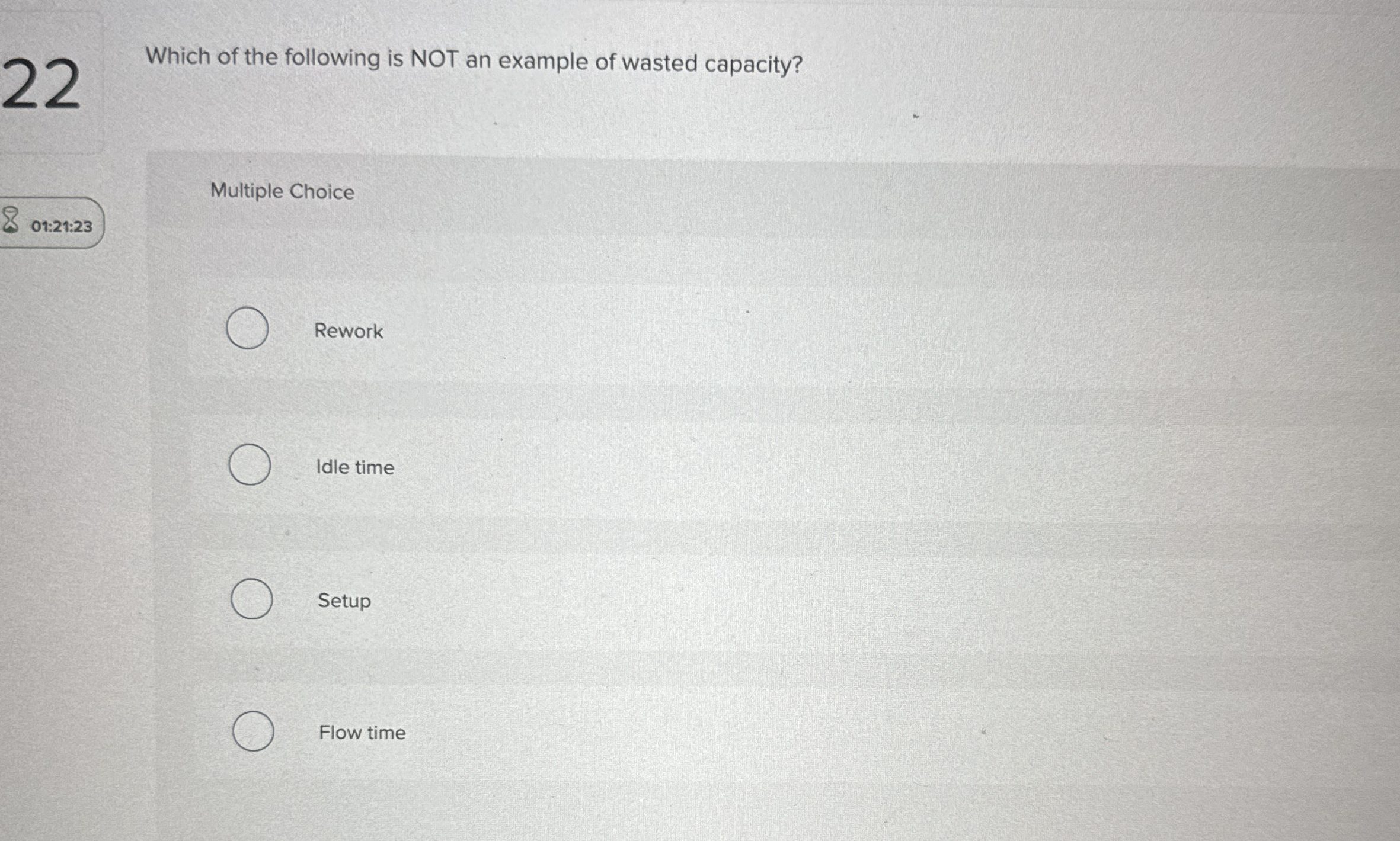 Solved Which of the following is NOT an example of wasted