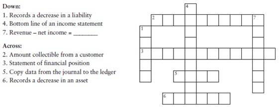 Bestseller: The Answers To Chapters 1 4 Vocabulary Crossword Puzzle