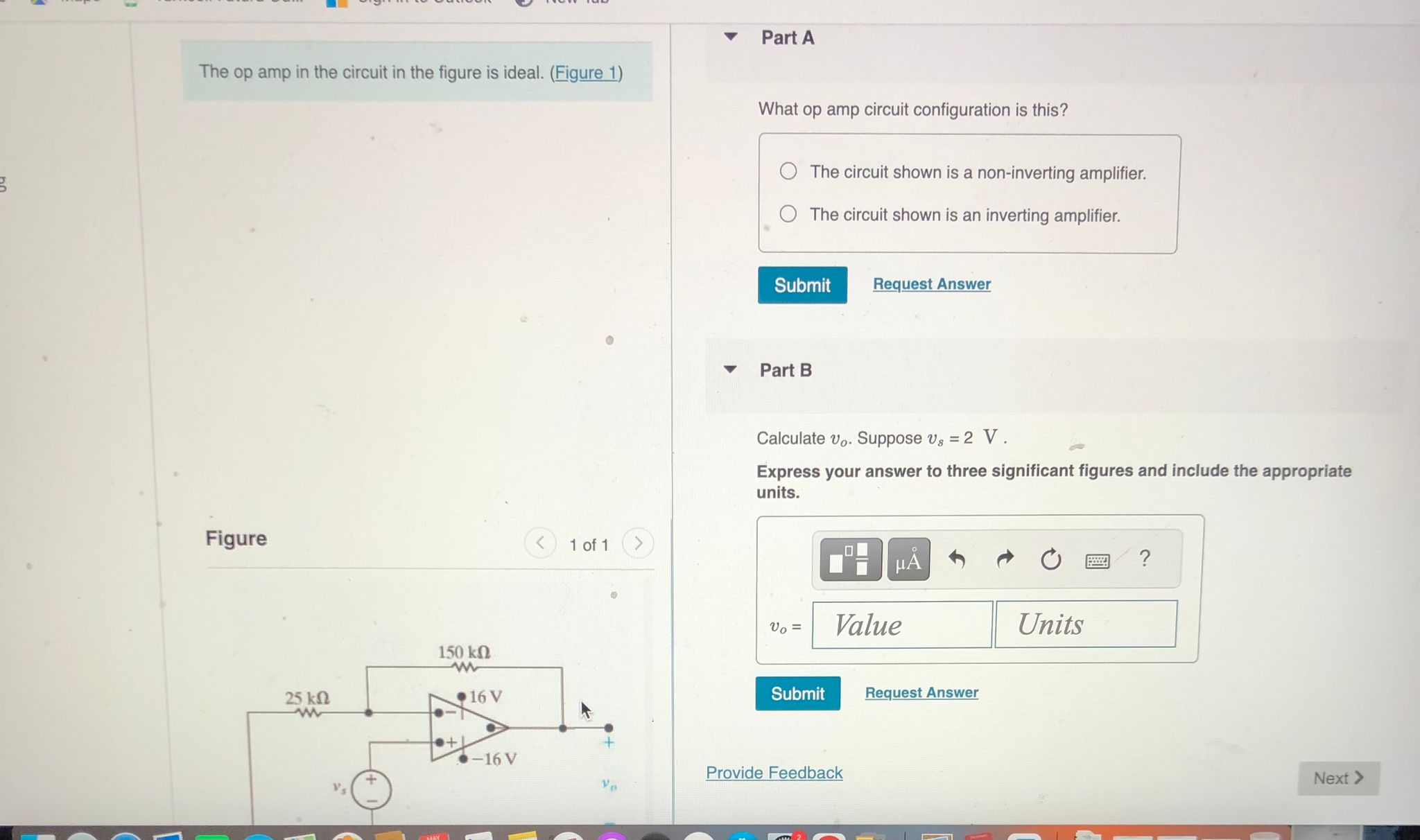 Solved The op amp in the circuit in the figure is ideal. | Chegg.com