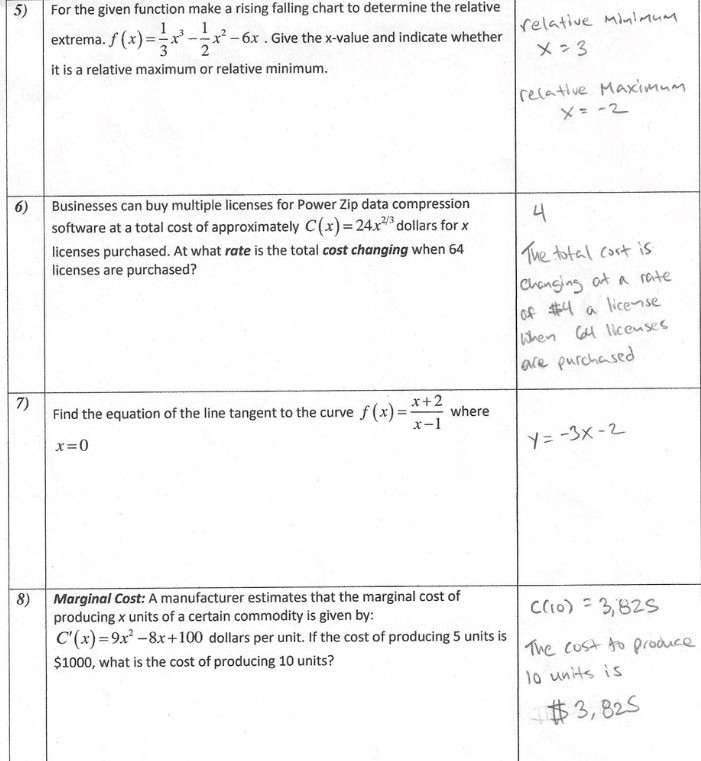 Solved If Anyone Could Double Check My Answers It Would B Chegg Com