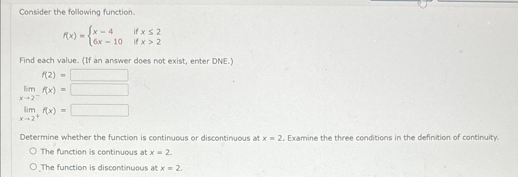 Solved Consider the following | Chegg.com