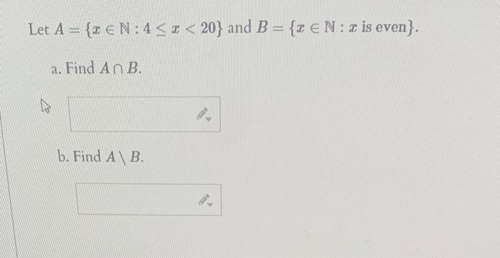 Solved Let A {x∈n 4≤x