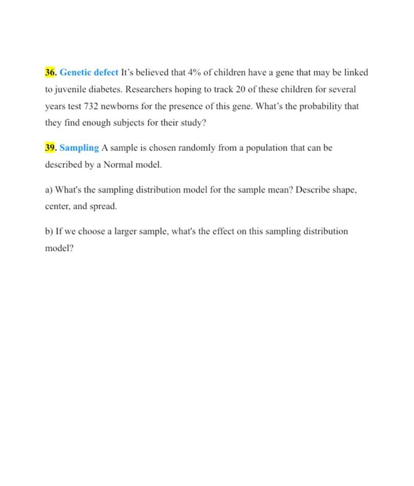 Solved Genetic defect It's believed that 4% ﻿of children | Chegg.com