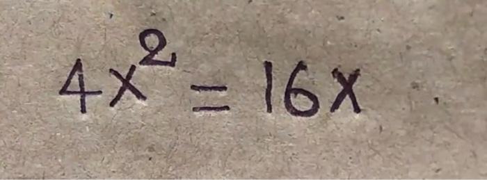 Solved 4x2=16x | Chegg.com