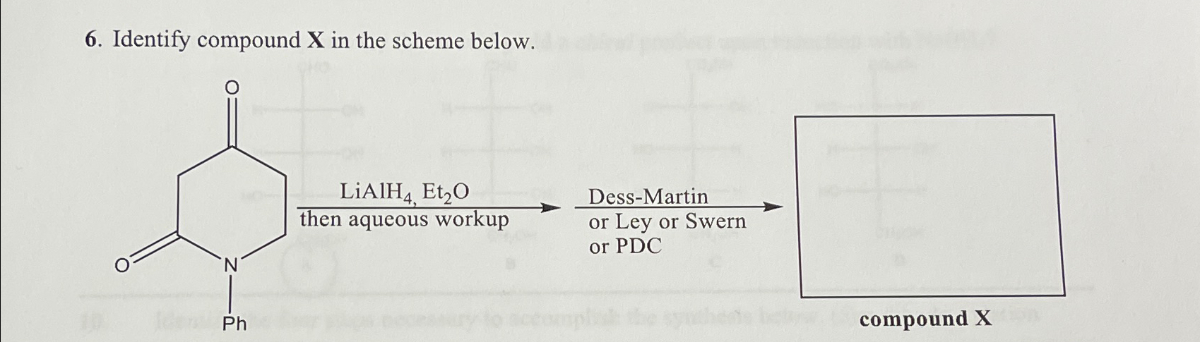 Solved Identify compound x ﻿in the scheme below.compound X | Chegg.com