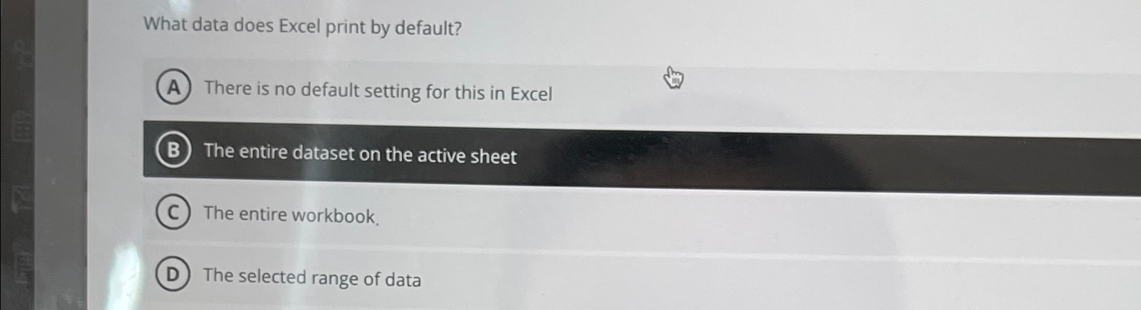 how to change default print setting in excel