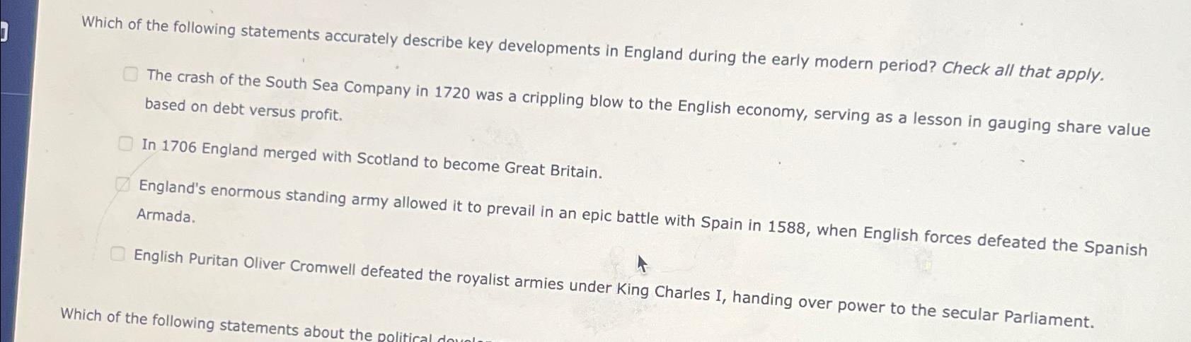 Solved Which of the following statements accurately describe | Chegg.com