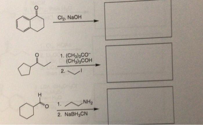 Solved Cl2,NaOH 1. | Chegg.com