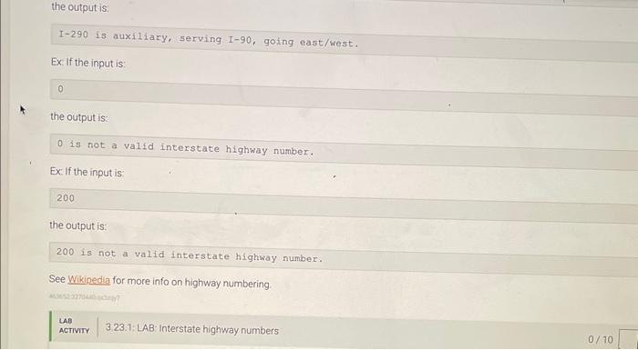 Solved Primary Us Interstate Highways Are Numbered 199 Odd 9388