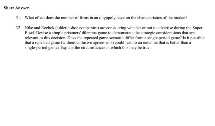 nike oligopoly
