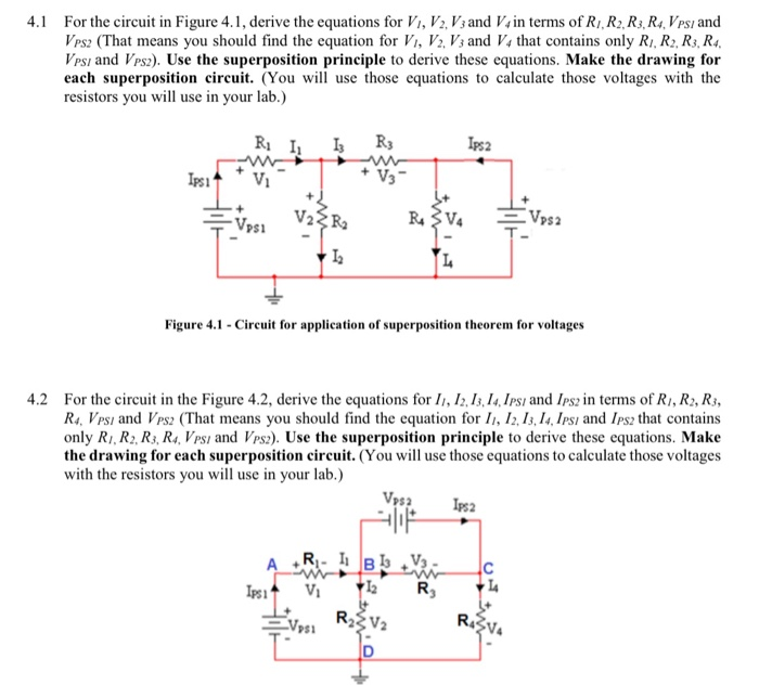Solved 4 1 For The Circuit In Figure 4 1 Derive The Equa Chegg Com