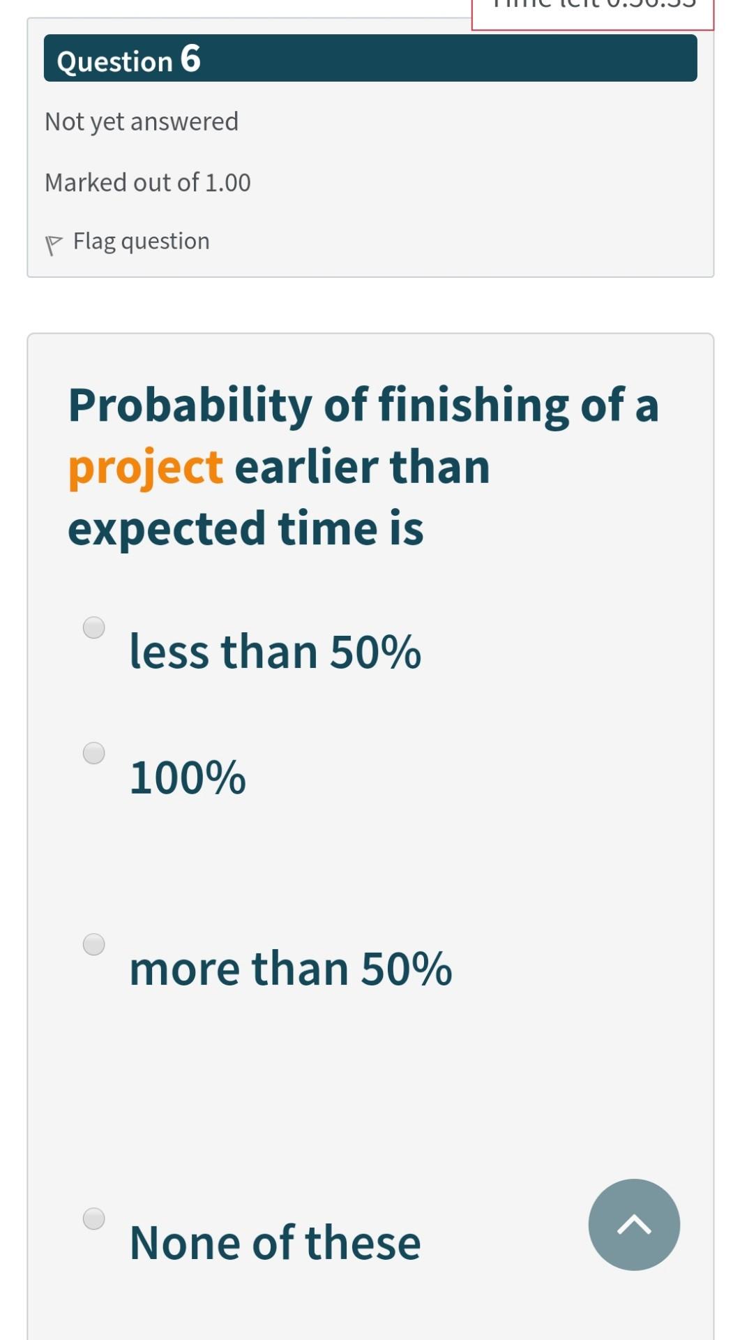 Solved Question 6 Not yet answered Marked out of 1.00 p Flag | Chegg.com
