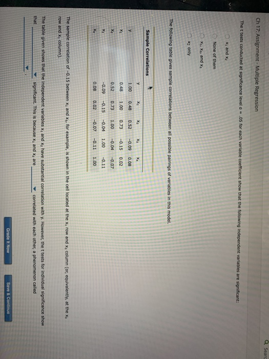 Solved Ch 17: Assignment - Multiple Regression Back to | Chegg.com