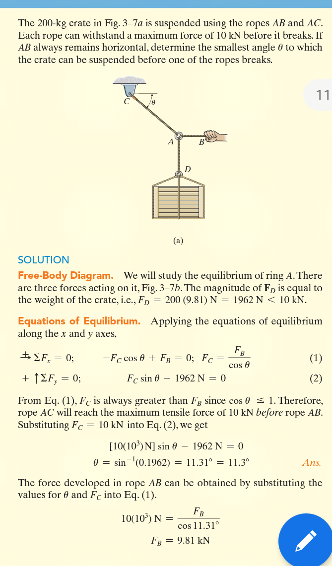 solved-the-200-kg-crate-in-fig-3-7a-is-suspended-using-the-chegg