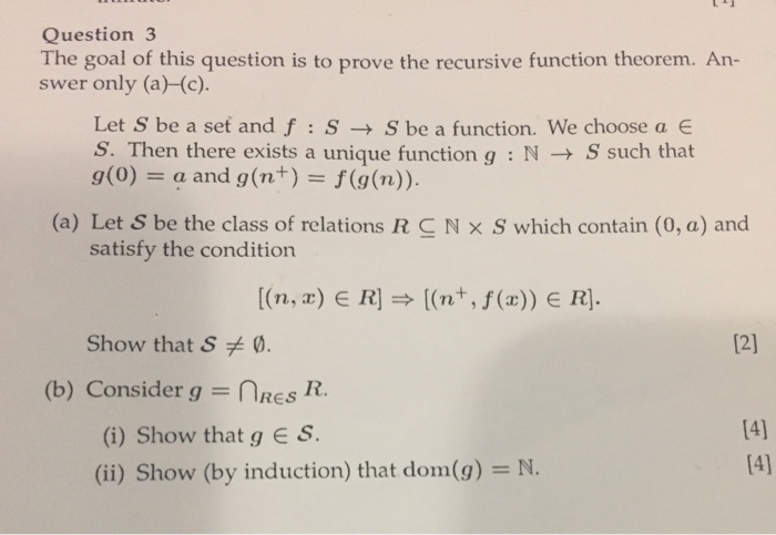 Solved E To Show The Uniqueness Of G Consider Another Chegg Com