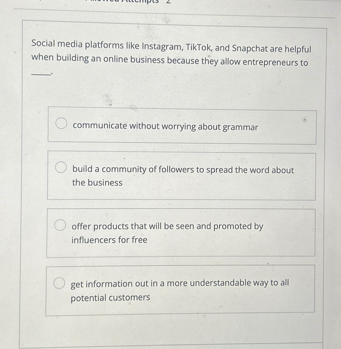 Solved Social media platforms like Instagram, TikTok, and | Chegg.com
