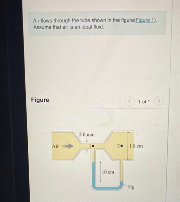 Solved Air flows through the tube shown in the figure(Figure | Chegg.com