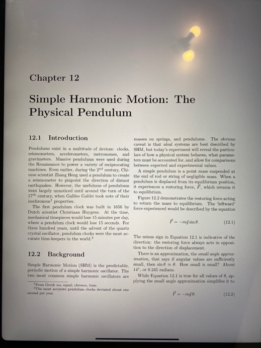 chapter-12simple-harmonic-motion-thephysical-pendulum12-1-introductionmasses-on-springs-and