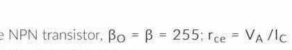 Solved For the differential input stage shown below, the | Chegg.com