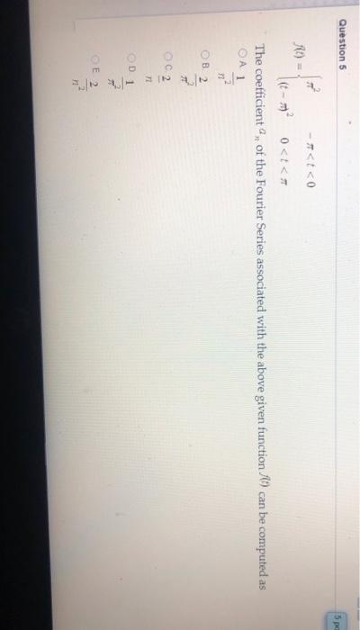 Solved Question 5 15 p - | Chegg.com
