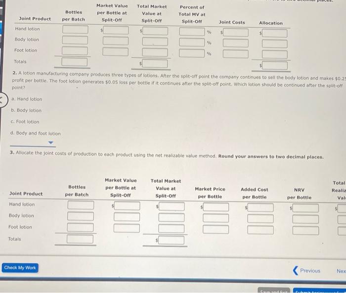 Solved Support department cost allocation 760 Blue Mountain