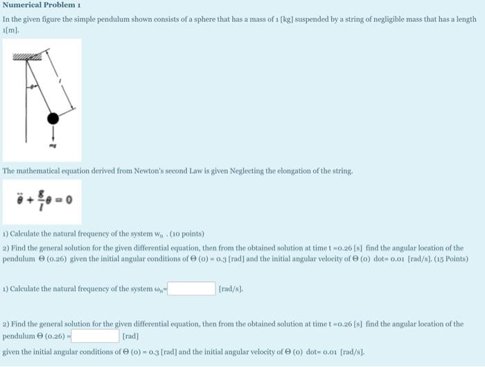 Solved Numerical Problemi In The Given Figure The Simple | Chegg.com