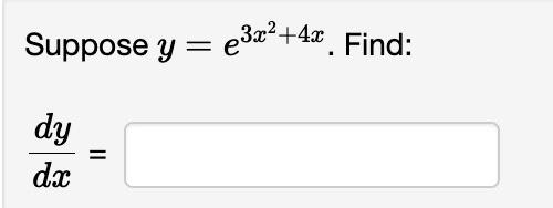 Solved Suppose F X 4x2 10 Ex F′ 1 Suppose Y E3x2 4x Dxdy