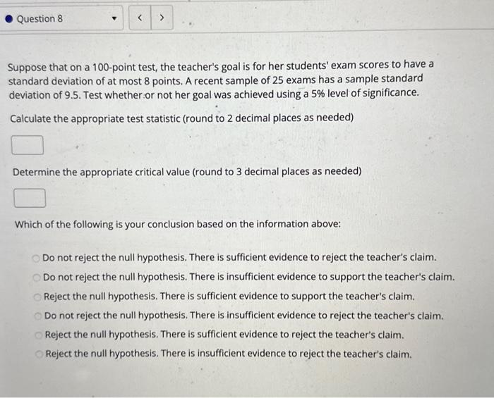 Solved Suppose that on a 100-point test, the teacher's goal | Chegg.com