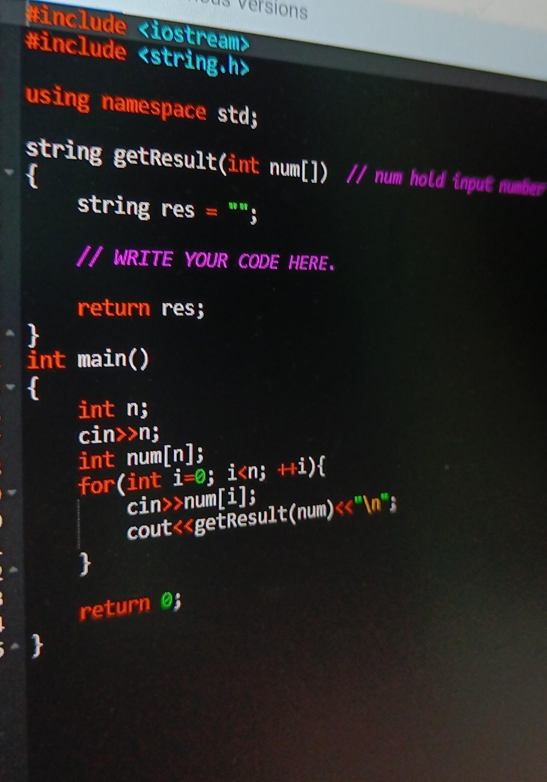 Solved Given an array A of integers, For each element in the | Chegg.com