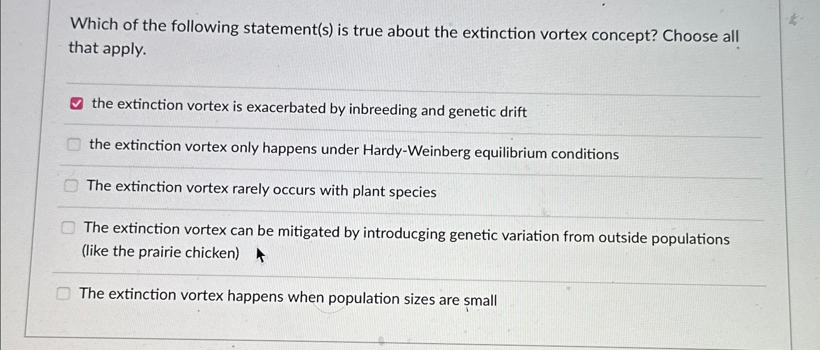 Solved Which of the following statement(s) ﻿is true about | Chegg.com
