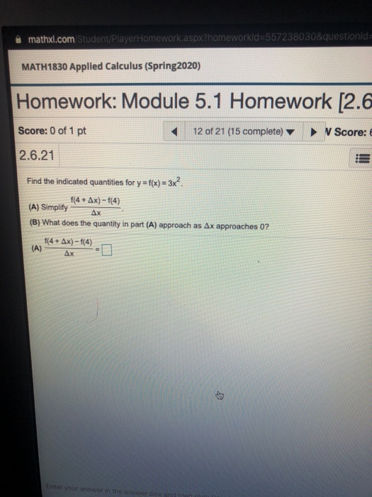 Solved Mathxl.com | Chegg.com