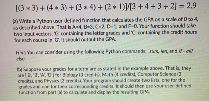 Solved [(3 * 3) + (4 * 3) + (3 * 4) + (2 * 1)]/[3+4+3+2] = | Chegg.com