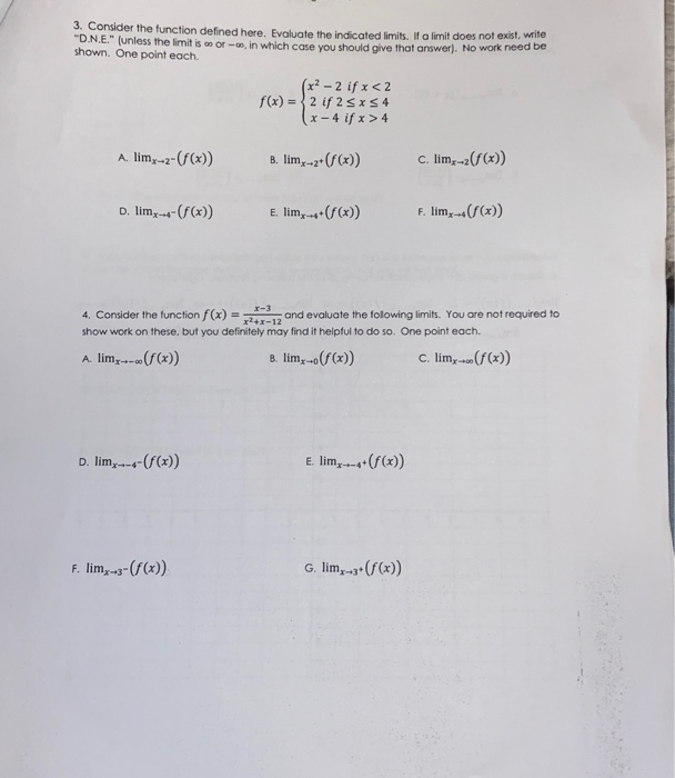 Solved 3. Consider the function defined here. Evaluate the | Chegg.com