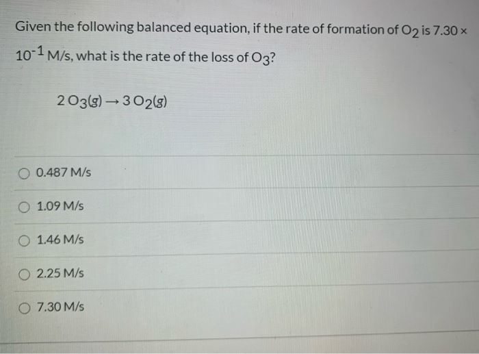 solved-given-the-following-balanced-equation-if-the-rate-of-chegg