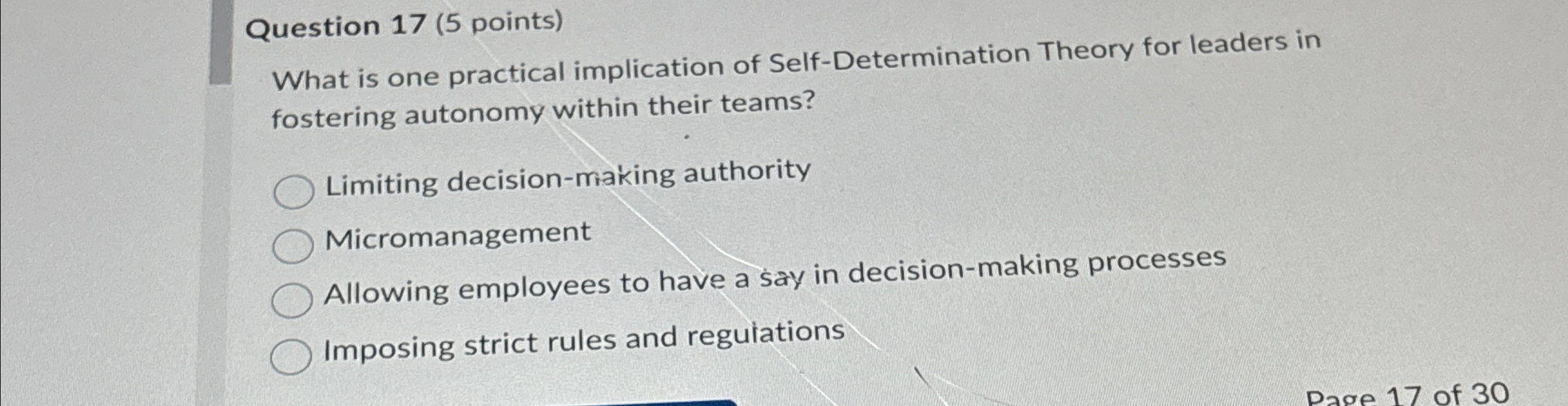 Solved Question 17 (5 ﻿points)What is one practical | Chegg.com