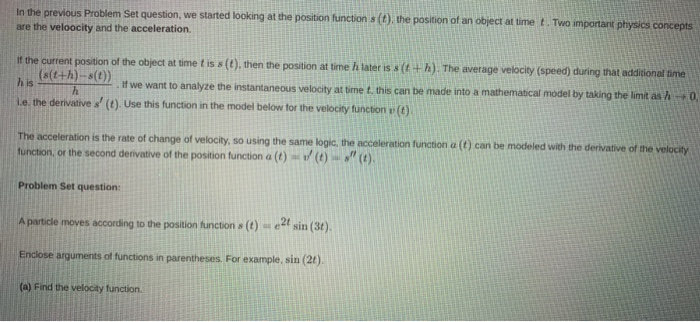 Solved In the previous Problem Set question, we started | Chegg.com