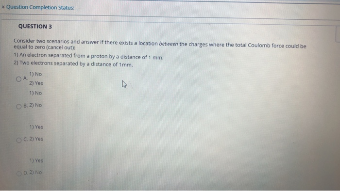 Solved Question Completion Status: QUESTION 3 Consider two | Chegg.com