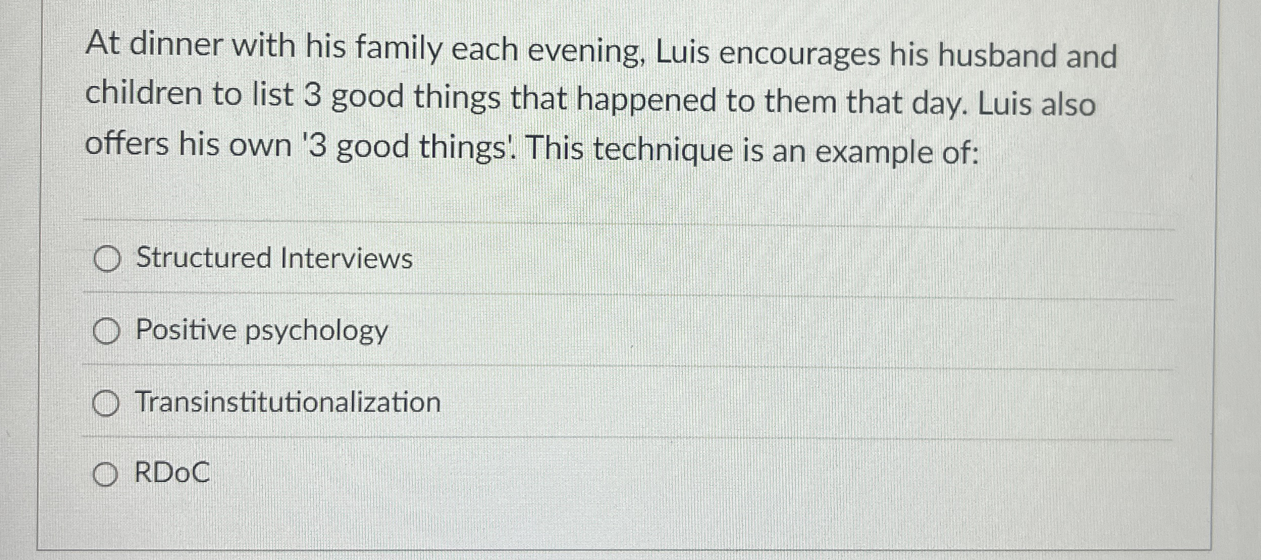 Solved At dinner with his family each evening, Luis | Chegg.com