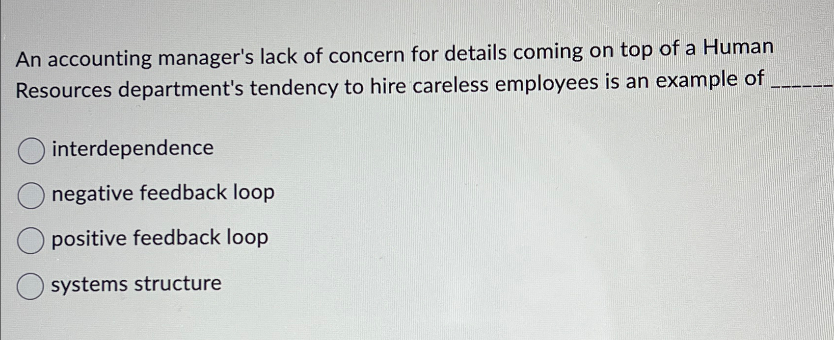 Solved An accounting manager's lack of concern for details | Chegg.com