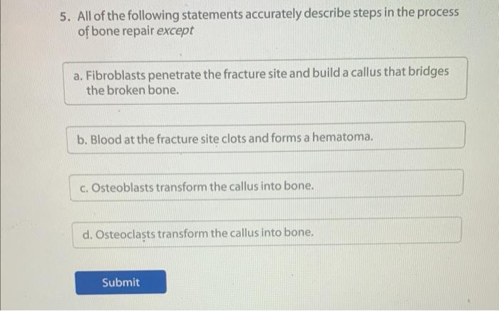 Solved All of the following statements accurately describe | Chegg.com