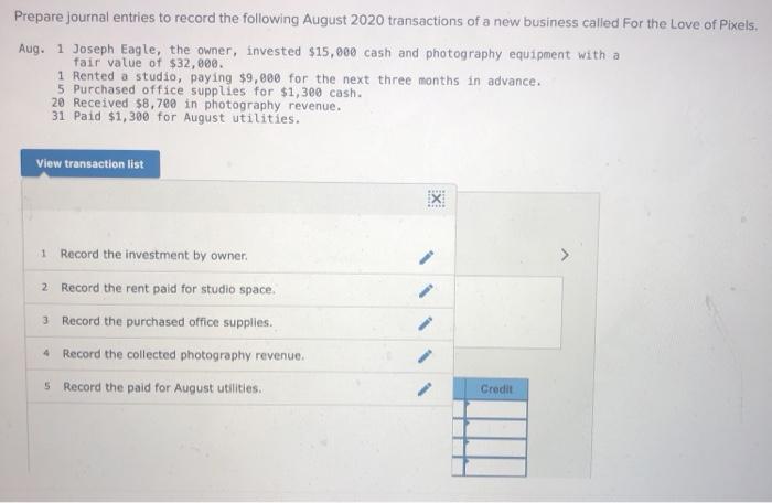 Solved Prepare journal entries to record the following | Chegg.com