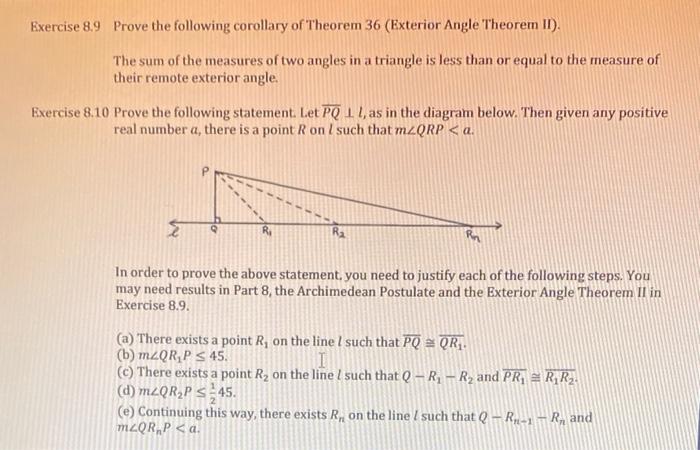 Solved Exercise 8.9 Prove The Following Corollary Of Theorem | Chegg.com