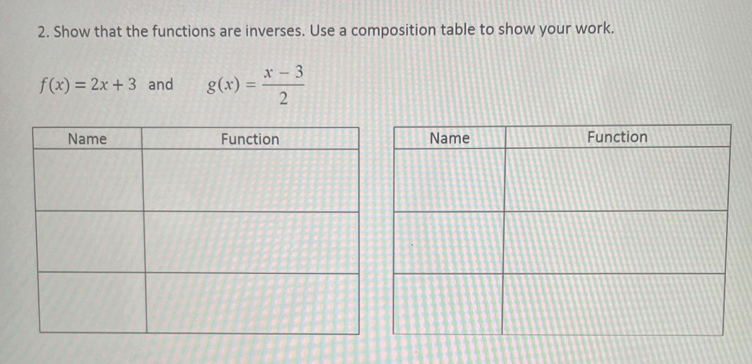Solved Show that the functions are inverses. Use a | Chegg.com