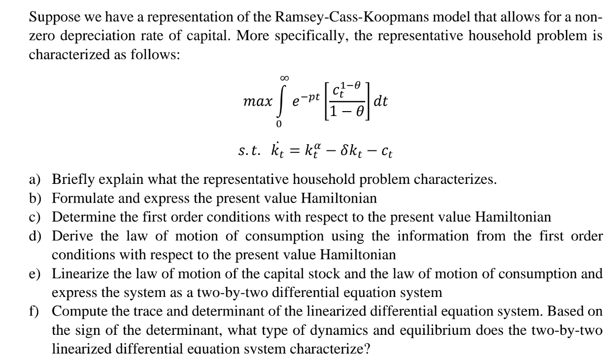 Solved Suppose We Have A Representation Of The | Chegg.com