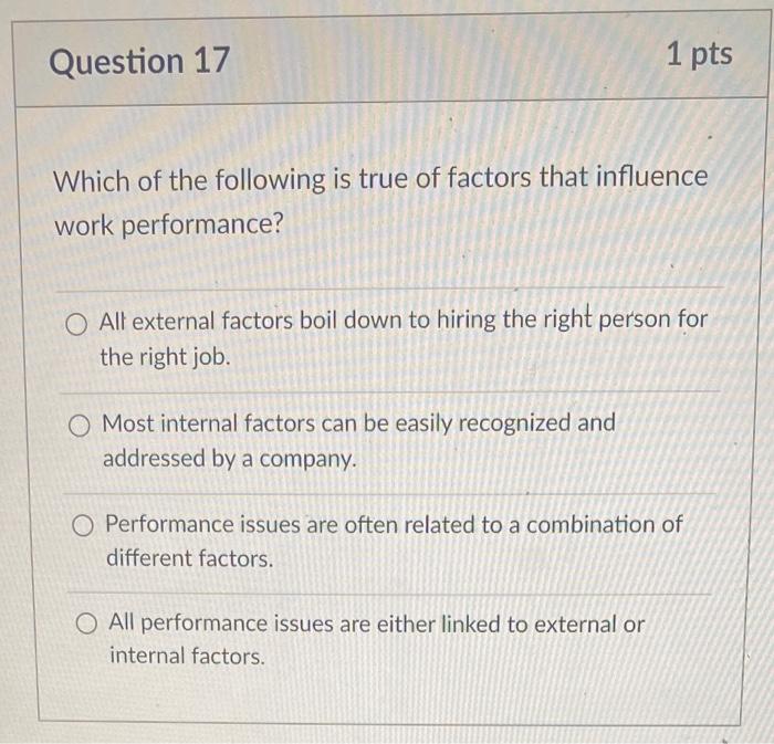 Solved Question 16 1 Pts Which Of The Following Situations | Chegg.com