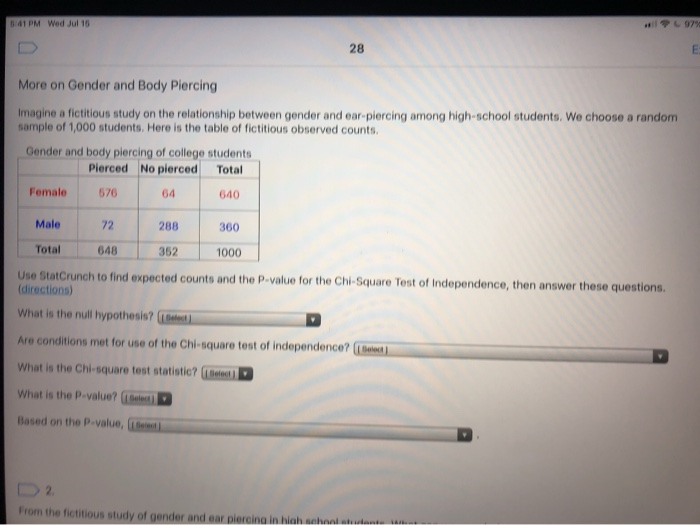 Solved 3 41 PM Wed Jul 15 28 E More On Gender And Body Chegg