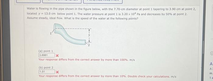 [Solved]: Part A And B Water Is Flowing In The Pipe Shown I